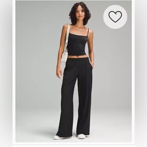 Lululemon Swift mid rise wide leg pant black